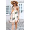 imageDisamer Summer Dresses for Women 2025 Sundresses Beach Swimsuit Coverups Vacation Sleeveless Button Down Spring Sun DressLeaf Withered
