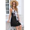 imageDisamer Summer Dresses for Women 2025 Sundresses Beach Swimsuit Coverups Vacation Sleeveless Button Down Spring Sun DressLotus White