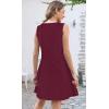 imageDisamer Summer Dresses for Women 2025 Sundresses Beach Swimsuit Coverups Vacation Sleeveless Button Down Spring Sun DressPure Red