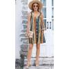 imageDisamer Summer Dresses for Women 2025 Sundresses Beach Swimsuit Coverups Vacation Sleeveless Button Down Spring Sun DressStriped Yellow