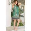imageDisamer Summer Dresses for Women 2025 Vacation Sundresses Beach Coverups Tunic Sleeveless V Neck Button Down Tshirt DressFloral Green