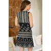 imageDisamer Summer Dresses for Women 2025 Vacation Sundresses Beach Coverups Tunic Sleeveless V Neck Button Down Tshirt DressFlower Black