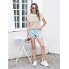 imageDisamer Summer Tops for Women 2025 Cap Sleeve Sweater Tank Tops Sleeveless Vest Oversized Short Sleeve ShirtsBrown