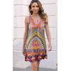 imageDisamer Womens Summer Dress 2025 Casual Button Down V Neck Sleeveless Boho Floral Beach Sundresses Vacation ALine DressesFlower Baota