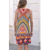 imageDisamer Womens Summer Dress 2025 Casual Button Down V Neck Sleeveless Boho Floral Beach Sundresses Vacation ALine DressesFlower Baota