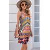 imageDisamer Womens Summer Dress 2025 Casual Button Down V Neck Sleeveless Boho Floral Beach Sundresses Vacation ALine DressesFlower Baota