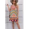 imageDisamer Womens Summer Dress 2025 Casual Button Down V Neck Sleeveless Boho Floral Beach Sundresses Vacation ALine DressesFlower Baota