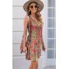 imageDisamer Womens Summer Dress 2025 Casual Button Down V Neck Sleeveless Boho Floral Beach Sundresses Vacation ALine DressesFlower Carpet