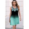 imageDisamer Womens Summer Dress 2025 Casual Button Down V Neck Sleeveless Boho Floral Beach Sundresses Vacation ALine DressesFlower Dark Green