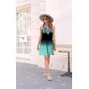 imageDisamer Womens Summer Dress 2025 Casual Button Down V Neck Sleeveless Boho Floral Beach Sundresses Vacation ALine DressesFlower Dark Green
