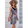 imageDisamer Womens Summer Dress 2025 Casual Button Down V Neck Sleeveless Boho Floral Beach Sundresses Vacation ALine DressesFlower Dream