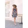 imageDisamer Womens Summer Dress 2025 Casual Button Down V Neck Sleeveless Boho Floral Beach Sundresses Vacation ALine DressesFlower Dream