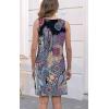 imageDisamer Womens Summer Dress 2025 Casual Button Down V Neck Sleeveless Boho Floral Beach Sundresses Vacation ALine DressesFlower Dream