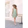 imageDisamer Womens Summer Dress 2025 Casual Button Down V Neck Sleeveless Boho Floral Beach Sundresses Vacation ALine DressesFlower Droplet