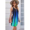imageDisamer Womens Summer Dress 2025 Casual Button Down V Neck Sleeveless Boho Floral Beach Sundresses Vacation ALine DressesFlower Laser