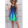 imageDisamer Womens Summer Dress 2025 Casual Button Down V Neck Sleeveless Boho Floral Beach Sundresses Vacation ALine DressesFlower Laser