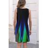 imageDisamer Womens Summer Dress 2025 Casual Button Down V Neck Sleeveless Boho Floral Beach Sundresses Vacation ALine DressesFlower Laser