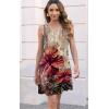 imageDisamer Womens Summer Dress 2025 Casual Button Down V Neck Sleeveless Boho Floral Beach Sundresses Vacation ALine DressesFlower Morning Glory