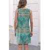 imageDisamer Womens Summer Dress 2025 Casual Button Down V Neck Sleeveless Boho Floral Beach Sundresses Vacation ALine DressesFlower Retro