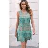 imageDisamer Womens Summer Dress 2025 Casual Button Down V Neck Sleeveless Boho Floral Beach Sundresses Vacation ALine DressesFlower Retro