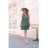imageDisamer Womens Summer Dress 2025 Casual Button Down V Neck Sleeveless Boho Floral Beach Sundresses Vacation ALine DressesFlower Retro