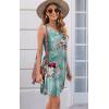 imageDisamer Womens Summer Dress 2025 Casual Button Down V Neck Sleeveless Boho Floral Beach Sundresses Vacation ALine DressesFlower Violet