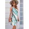 imageDisamer Womens Summer Dress 2025 Casual Button Down V Neck Sleeveless Boho Floral Beach Sundresses Vacation ALine DressesStriped Foam
