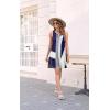 imageDisamer Womens Summer Dress 2025 Casual Button Down V Neck Sleeveless Boho Floral Beach Sundresses Vacation ALine DressesStriped Geometric