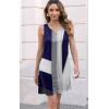 imageDisamer Womens Summer Dress 2025 Casual Button Down V Neck Sleeveless Boho Floral Beach Sundresses Vacation ALine DressesStriped Geometric