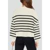 imageWomens 2025 Fall Sweaters Trendy Long Sleeve Knitted Tops Side Slit Crew Neck Oversized Cropped Pullover Jumper