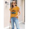 imageWomens Summer Tops Spring Outfits 2025 Fashion Casual Dressy T Shirts Cap Sleeve Workout Clothes Going Out Trendy VacationPrint Beach