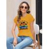 imageWomens Summer Tops Spring Outfits 2025 Fashion Casual Dressy T Shirts Cap Sleeve Workout Clothes Going Out Trendy VacationPrint Beach