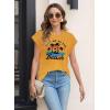 imageWomens Summer Tops Spring Outfits 2025 Fashion Casual Dressy T Shirts Cap Sleeve Workout Clothes Going Out Trendy VacationPrint Beach
