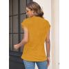imageWomens Summer Tops Spring Outfits 2025 Fashion Casual Dressy T Shirts Cap Sleeve Workout Clothes Going Out Trendy VacationPrint Beach