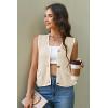 imageDisamer Sleeveless Sweater Vest for Women Crochet Knit Button Down Crop Cardigan Sleeveless Tank Tops with PocketsColor Apricot