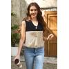 imageDisamer Sleeveless Sweater Vest for Women Crochet Knit Button Down Crop Cardigan Sleeveless Tank Tops with PocketsDouble Black