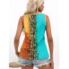 imageDisamer Tank Tops for Women 2025 Summer Casual Button Down Shirts Loose Fit V Neck Sleeveless Tshirt BlouseDye Yellow