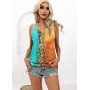 imageDisamer Tank Tops for Women 2025 Summer Casual Button Down Shirts Loose Fit V Neck Sleeveless Tshirt BlouseDye Yellow