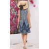 imageDisamer Sun Dresses for Women 2025 Vacation Pleated Summer Dress Trendy Spring Beach Coverups Sleeveless Tank Tshirt SundressDye Blue