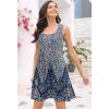 imageDisamer Sun Dresses for Women 2025 Vacation Pleated Summer Dress Trendy Spring Beach Coverups Sleeveless Tank Tshirt SundressDye Blue