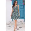 imageDisamer Sun Dresses for Women 2025 Vacation Pleated Summer Dress Trendy Spring Beach Coverups Sleeveless Tank Tshirt SundressGrass Green