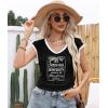 imageDisamer Womens Summer Tank Top 2025 Casual Loose Fit Basic Tees Cap Sleeve Shirts Short Sleeve Loose BlousesPrint Letter