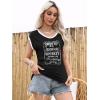 imageDisamer Womens Summer Tank Top 2025 Casual Loose Fit Basic Tees Cap Sleeve Shirts Short Sleeve Loose BlousesPrint Letter