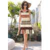 imageDisamer Womens Sundresses 2025 Vacation Beach Dresses Swimsuit Cover Ups Sleeveless Button Down Spring Sun Summer DressDye Vintage