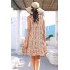 imageDisamer Womens Sundresses 2025 Vacation Beach Dresses Swimsuit Cover Ups Sleeveless Button Down Spring Sun Summer DressFloral Belt