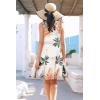 imageDisamer Womens Sundresses 2025 Vacation Beach Dresses Swimsuit Cover Ups Sleeveless Button Down Spring Sun Summer DressFloral Leaf