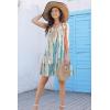 imageDisamer Womens Sundresses 2025 Vacation Beach Dresses Swimsuit Cover Ups Sleeveless Button Down Spring Sun Summer DressStriped Blue