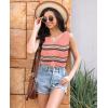 imageDisamer Summer Tank Tops for Women 2025 Trendy Spring Fashion Cute Printed Loose Fit Workout V Neck Sleeveless ShirtsColor Pink
