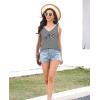 imageDisamer Summer Tank Tops for Women 2025 Trendy Spring Fashion Cute Printed Loose Fit Workout V Neck Sleeveless ShirtsPrint Dragonfly