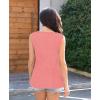 imageDisamer Summer Tank Tops for Women 2025 Trendy Spring Fashion Cute Printed Loose Fit Workout V Neck Sleeveless ShirtsPrint Pink